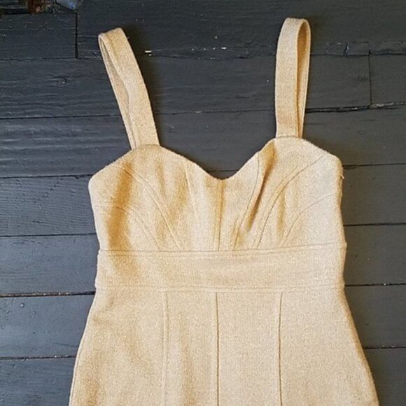 Banana Republic Gold Dress - Picture 4 of 8